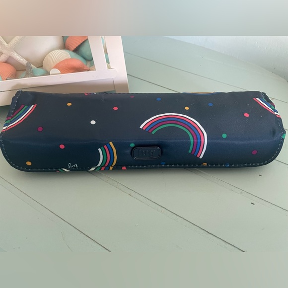 🌈 💙 NWT Lug Choo Choo Pill Organizer in Rainbow Navy 🌈💙 - Picture 6 of 8